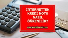 İnternetten Kredi Notu Nasıl Öğrenilir?